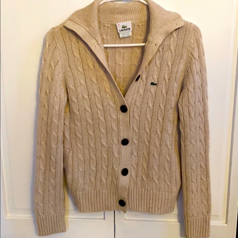 Lacoste Cardigan Sweater